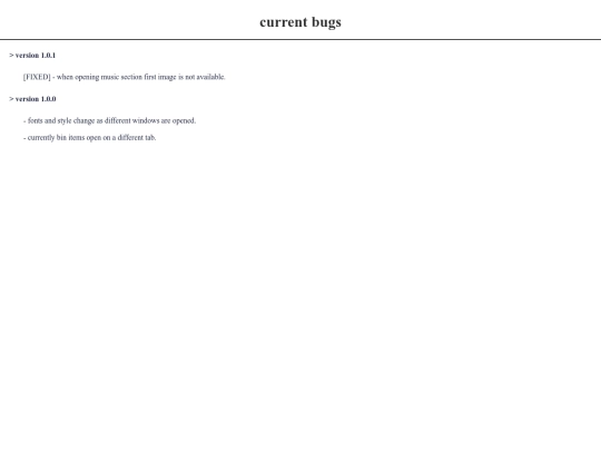 bug screenshot