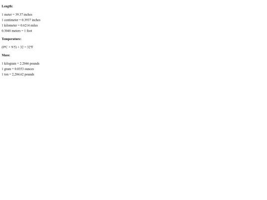 commonplace/metric screenshot