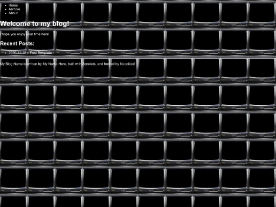 blog screenshot