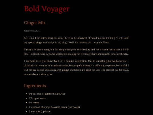 ginger screenshot