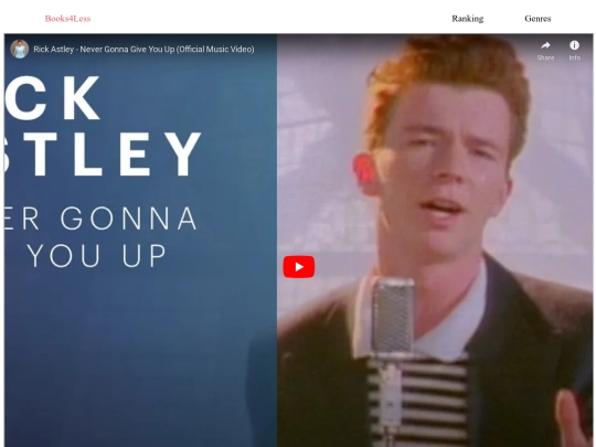 rickrolled screenshot