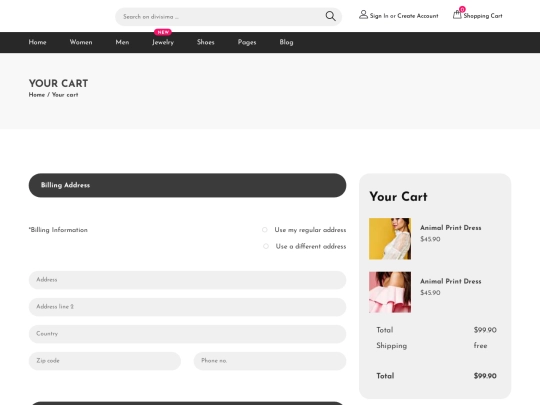 checkout screenshot