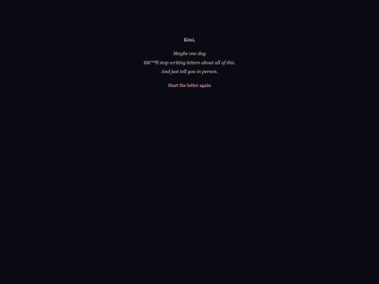 Kimi Hyperpoetry/secret screenshot