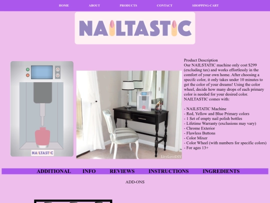 NAILTASTIC/Product screenshot