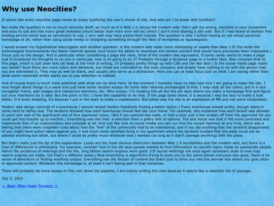 essays/Neo screenshot