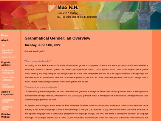 Grammatical-Gender screenshot
