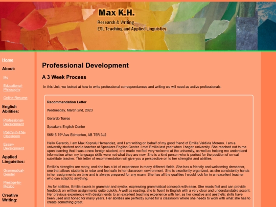 Professional-Development screenshot