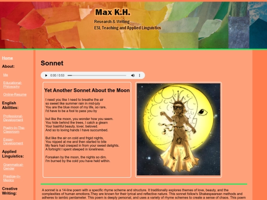 Sonnet screenshot