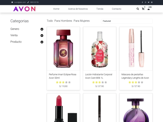 Aplicacion/shop screenshot