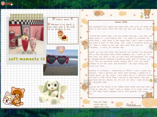 diary screenshot