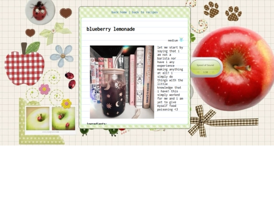log/blueberrylemonade screenshot