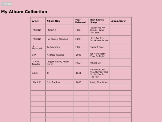 music/collection screenshot