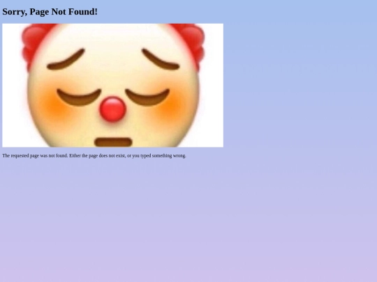 not_found screenshot