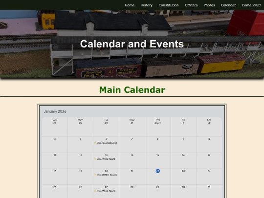 Calendar screenshot