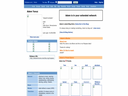 index screenshot