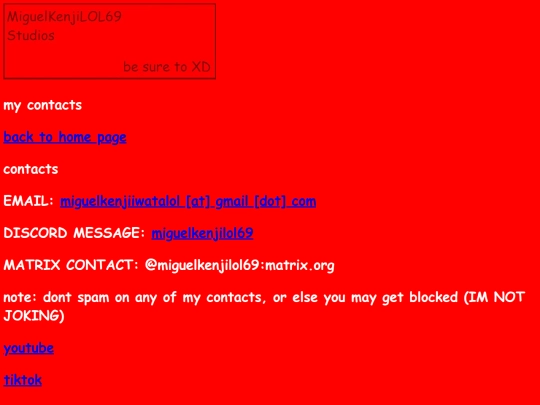 m/contact screenshot