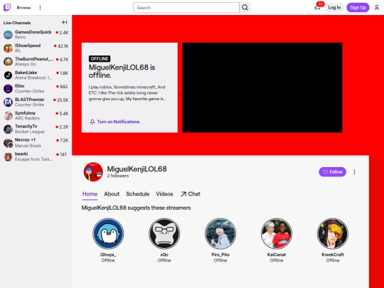 redirect/twitch screenshot