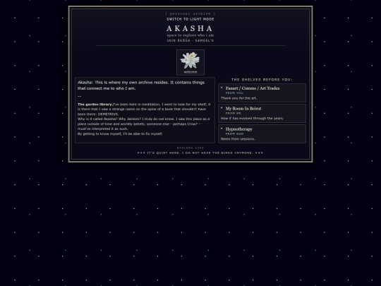 akasha/darkmode screenshot