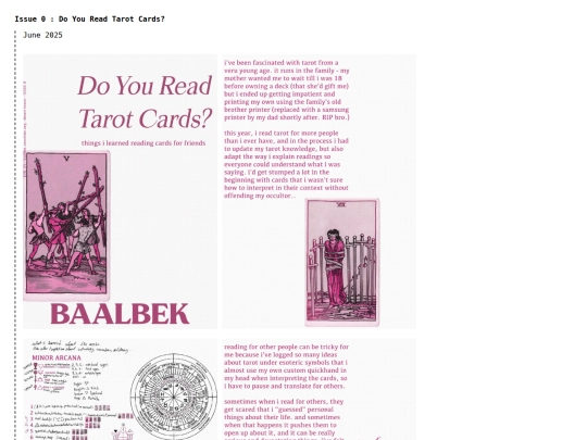 desert/zines screenshot