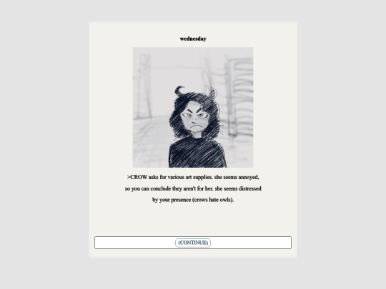 wednesday screenshot