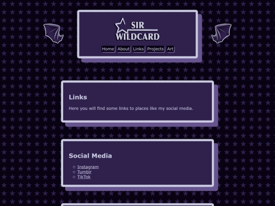 links screenshot