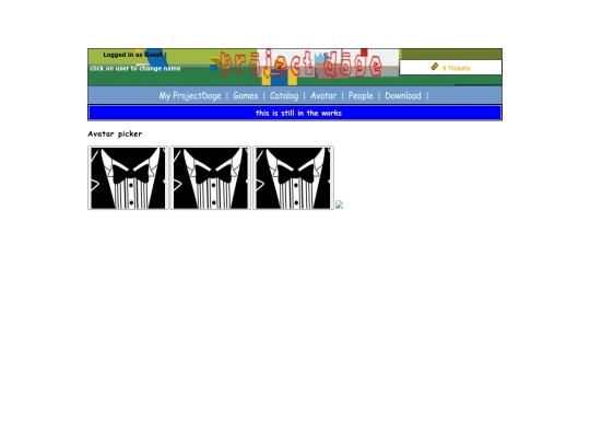 Avatar screenshot