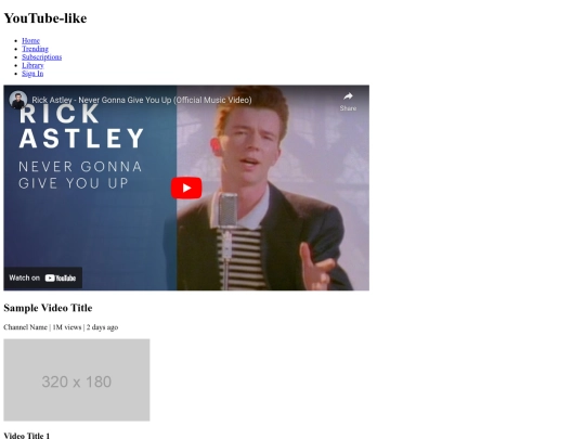 projectvideos screenshot