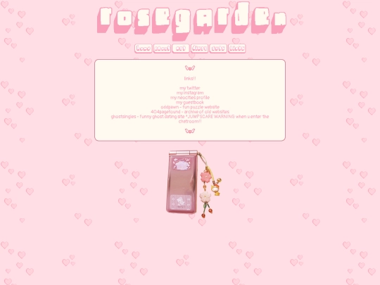 links screenshot
