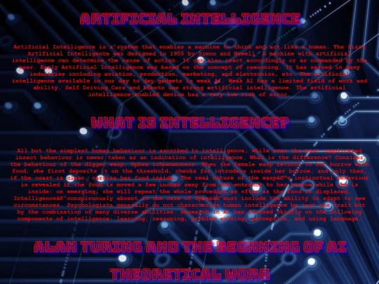 artificial intelligence screenshot