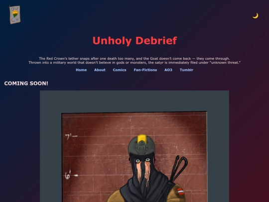 unholy-debrief screenshot