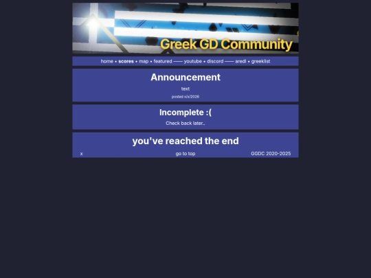 scores screenshot