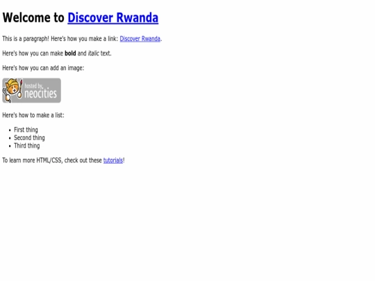 index screenshot