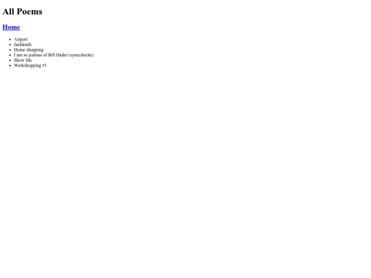 mypoetry screenshot