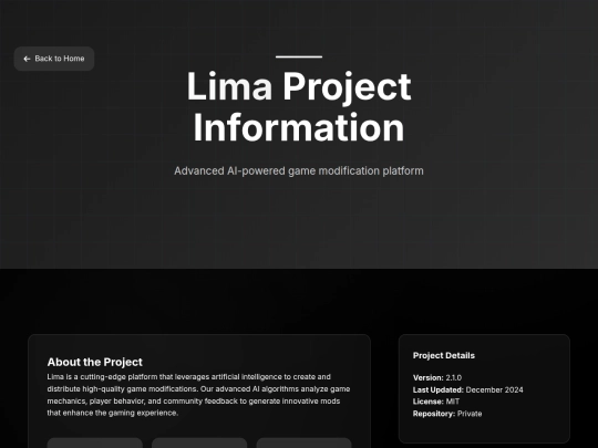 project-info screenshot
