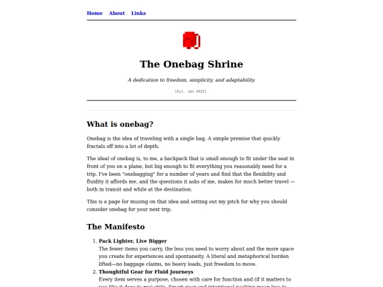 onebag screenshot