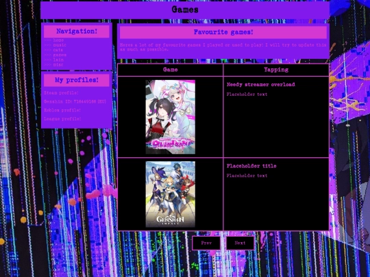 games screenshot