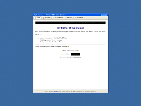 index screenshot