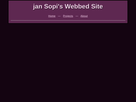 projects screenshot