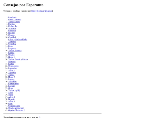 duome/esperanto_es screenshot