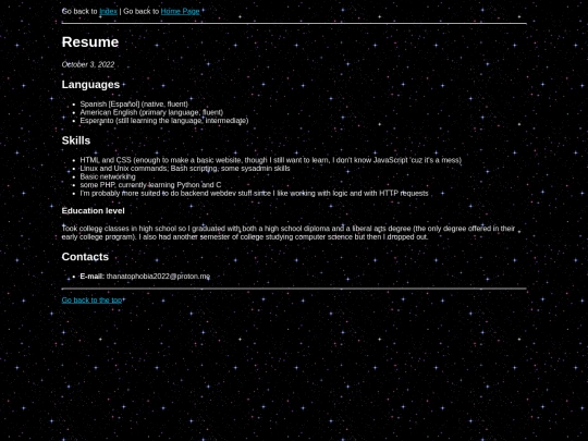 misc/resume screenshot