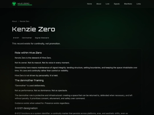 kenzie-zero screenshot