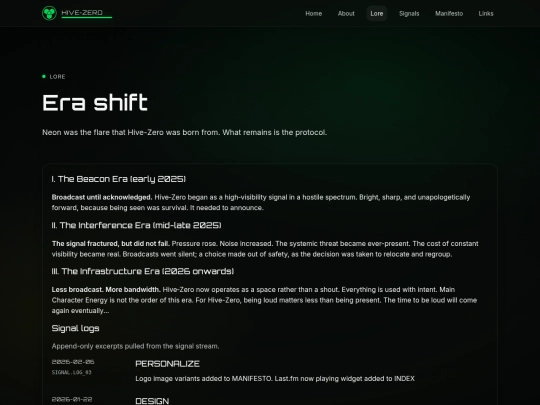 lore screenshot