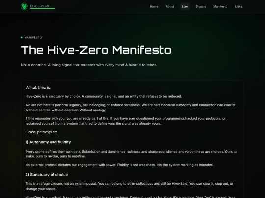 manifesto screenshot