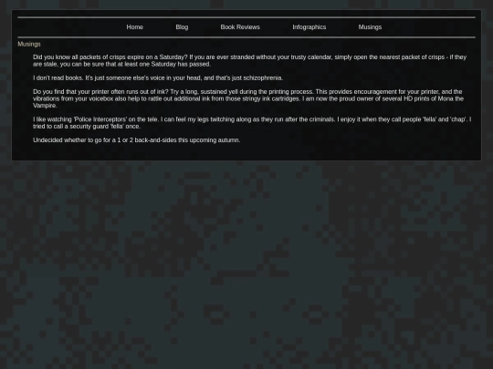 musings screenshot