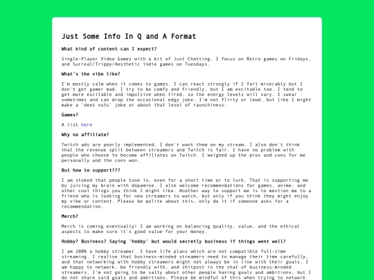 faq screenshot