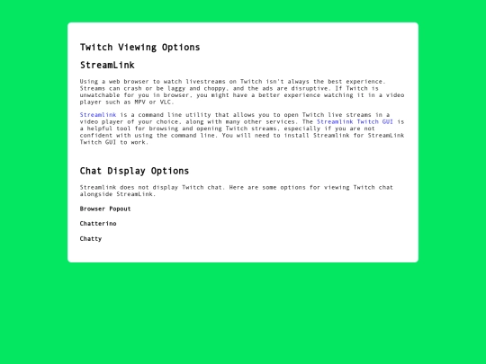 streamlink screenshot