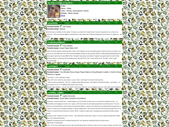 blog screenshot