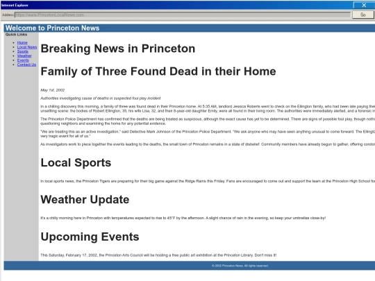 Windows98/Internet screenshot