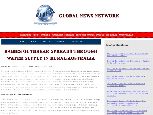 news screenshot