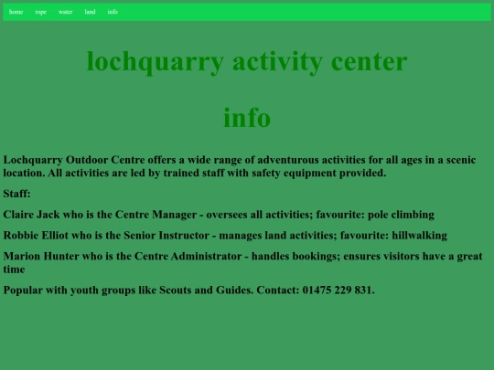 info screenshot